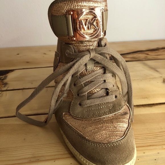 MICHAEL KORS size9 sold out Nikko II WedgeSneaker - Picture 3 of 15